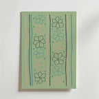 Pastel Garden Lines – stilfullt konsttryck från Bozetto, tryckt på matt finpapper
