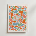 Mosaic Swirl – stilfullt konsttryck från Bozetto, tryckt på matt finpapper i hög tryckkvalitet