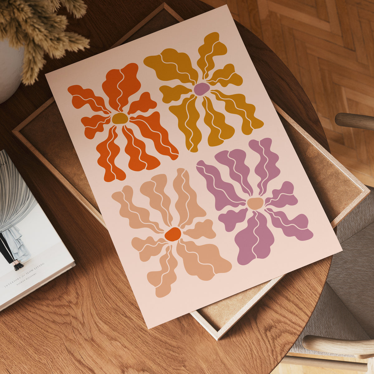 Petal Variations poster visad rakt fram – Bozetto affisch i hög tryckkvalitet i hög tryckkvalitet