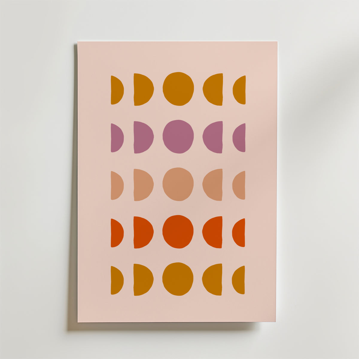 Phases of Color – stilfullt konsttryck från Bozetto, tryckt på matt finpapper i hög tryckkvalitet