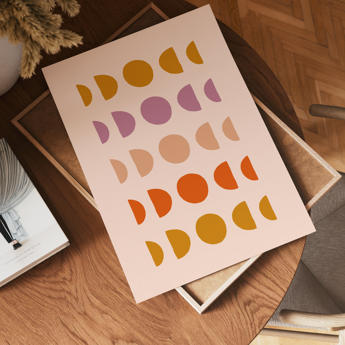 Phases of Color poster visad rakt fram – Bozetto affisch i hög tryckkvalitet i hög tryckkvalitet