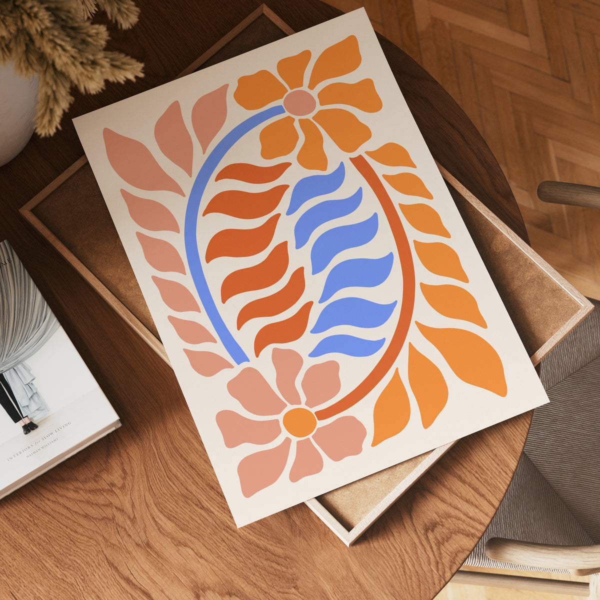 Tropical Flow Abstract – affisch med stilfullt motiv från Bozetto i hög kvalitet