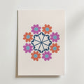 Geometric Floral Mandala – stilfullt konsttryck från Bozetto, tryckt på matt finpapper