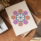 Geometric Floral Mandala – affisch med stilfullt motiv från Bozetto i hög kvalitet