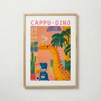 Cappu Dino poster visad rakt fram – Bozetto affisch i hög tryckkvalitet i hög tryckkvalitet