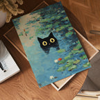 Waterlily Cat – Bozetto poster i hög kvalitet, perfekt för varje rum i hemmet i hög tryckkvalitet