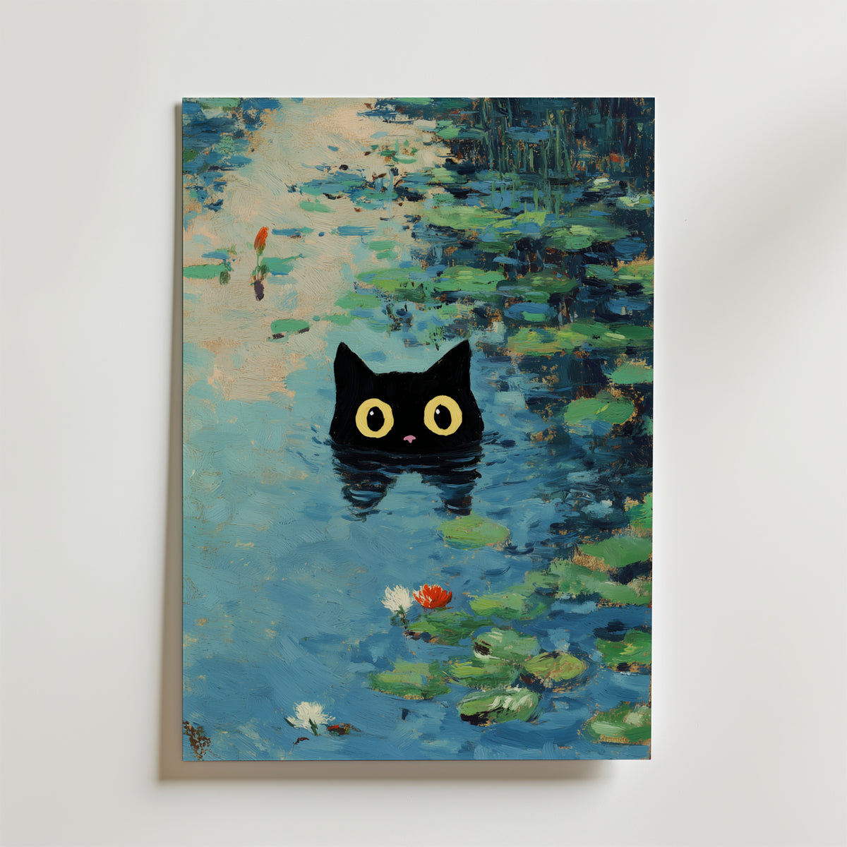 Bundle 3-pack Whimsical Cats – kuraterad postercollection som lyfter hemmet hos Bozetto