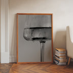 Frosted Wine Glass Poster – i rum 1