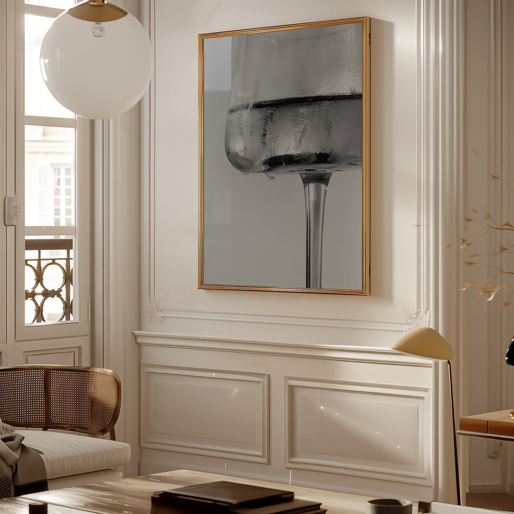 Frosted Wine Glass Poster – i rum 5