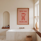 Coffee First Poster – i rum 3