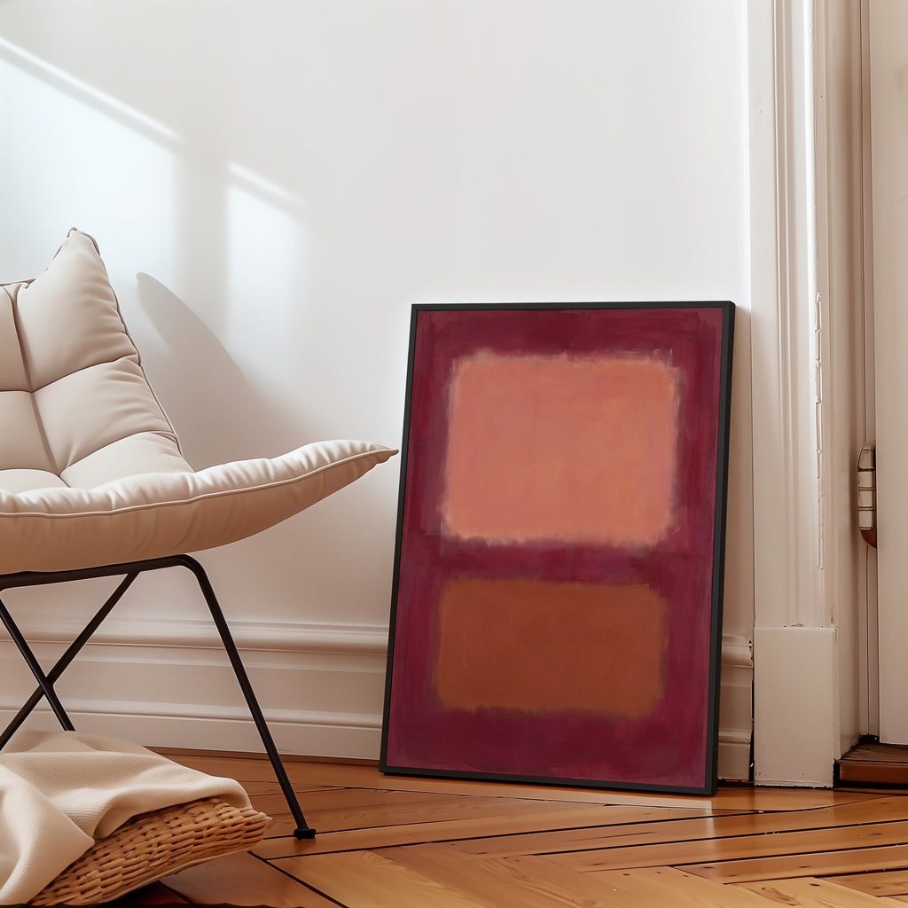 Colour Field in Crimson Poster – i rum 2