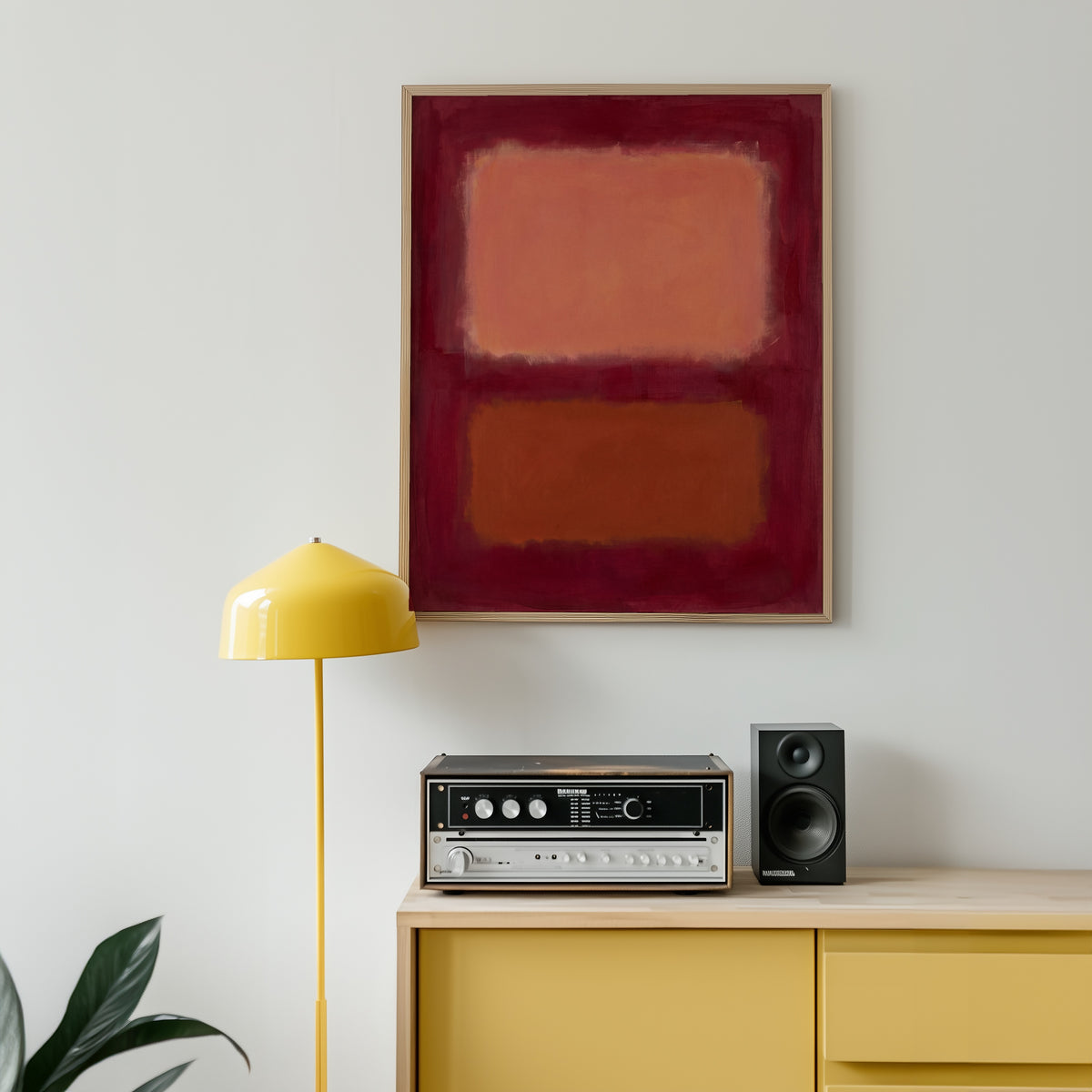 Colour Field in Crimson Poster – i rum 4