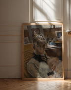 Mockup av Carl Larsson Wife and their affisch på vägg – köp enkelt hos Bozetto i hög kvalitet