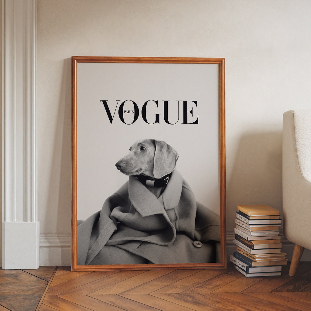 Wrapped Wool Hound Poster – i rum 2