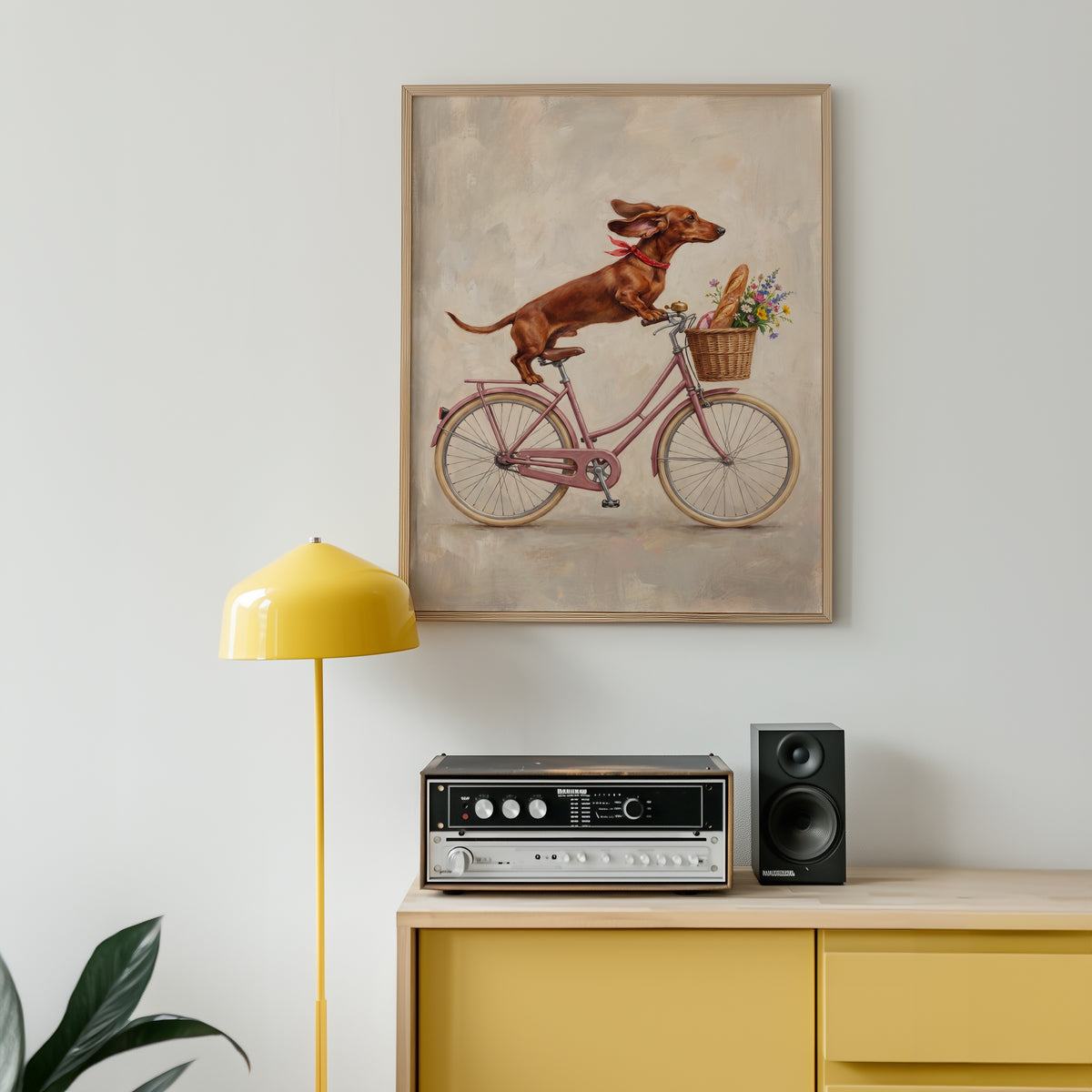 Dachshund on Tour Poster – i rum 2