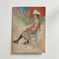 Carl Larsson Dagmar Grill 1909 affisch på neutral bakgrund – poster från Bozetto