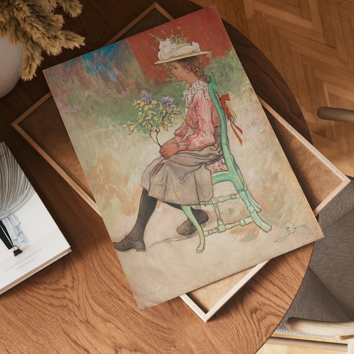 Carl Larsson Dagmar Grill – affisch med stilfullt motiv från Bozetto i hög kvalitet