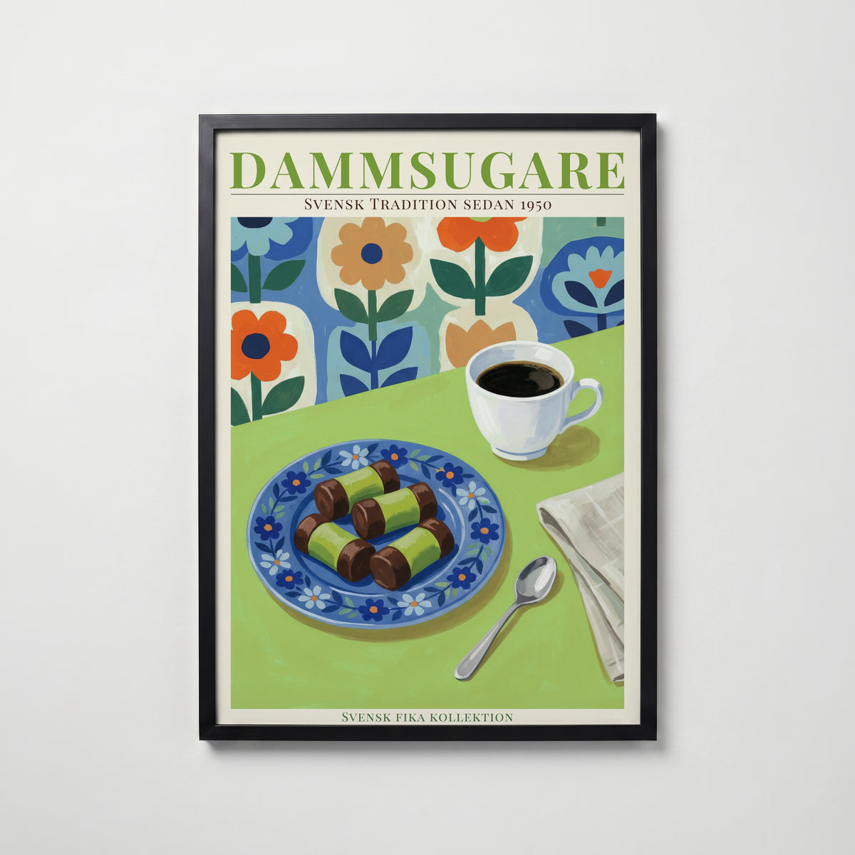Dammsugare (Punchrulle) poster visad rakt fram – Bozetto affisch i hög tryckkvalitet