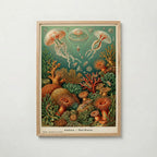 Deep Sea Bloom Poster med ekram