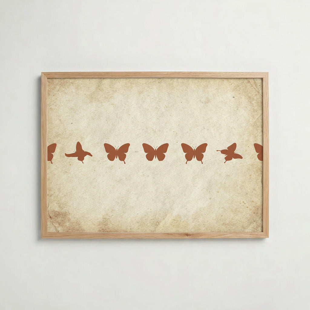 Drifting Butterflies Poster