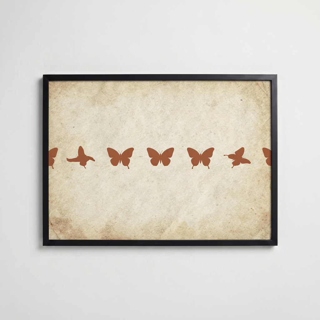 Drifting Butterflies Poster