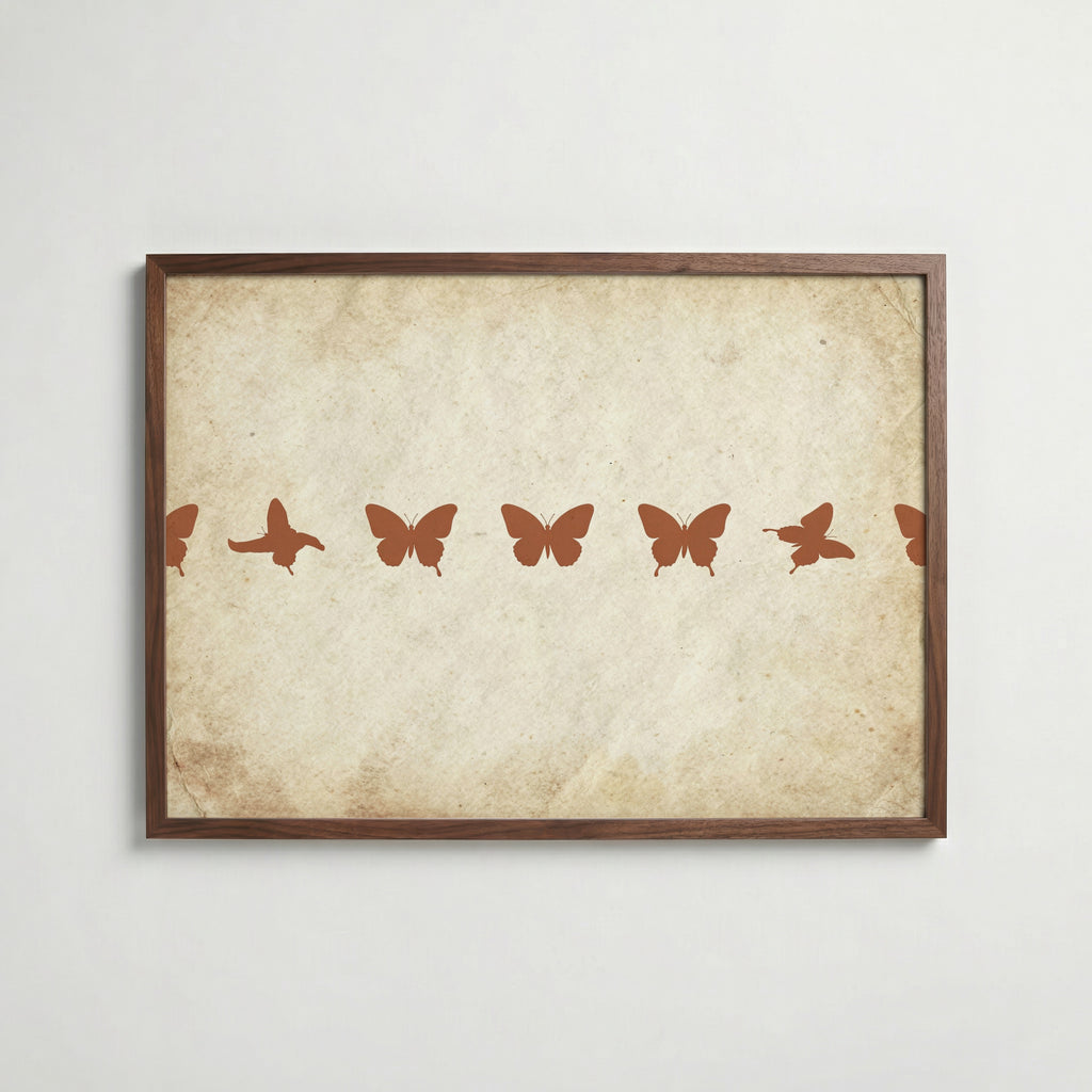 Drifting Butterflies Poster