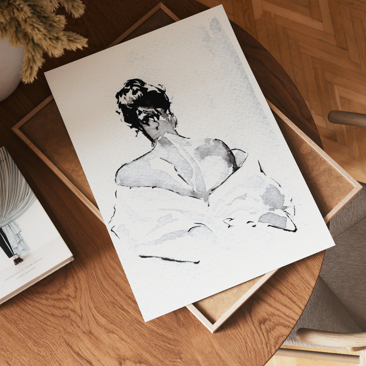 Helena Engström Elegance – affisch med stilfullt motiv från Bozetto i hög kvalitet