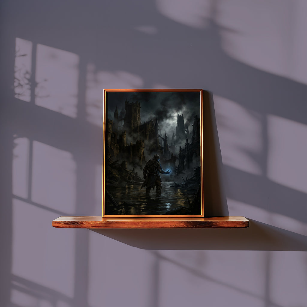 Ember Citadel Poster i rumskomposition med ekram