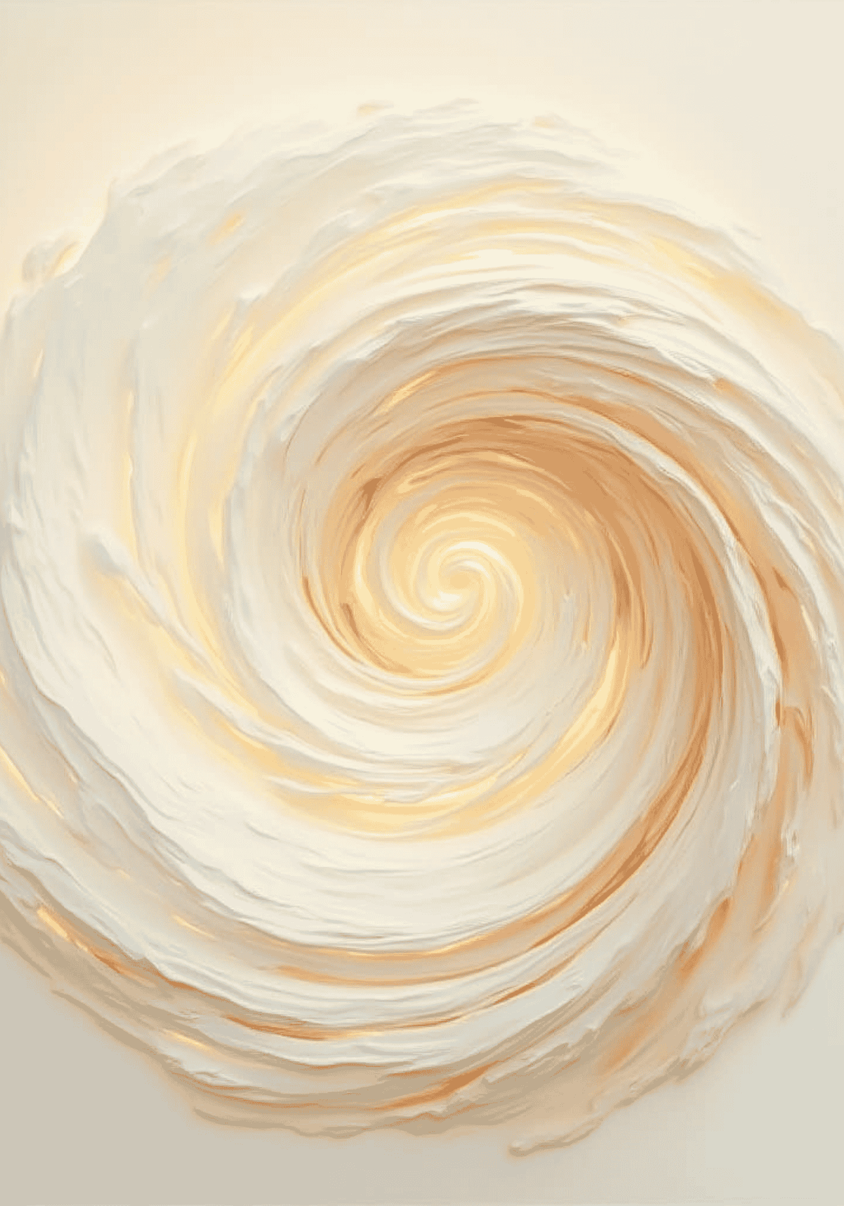 Abstract Spiral konsttryck på vit bakgrund – elegant Bozetto affisch för hemmet i hög tryckkvalitet