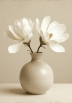 Elegant Ceramic Vase White – köp enkelt hos Bozetto konsttryck i hög kvalitet i hög kvalitet