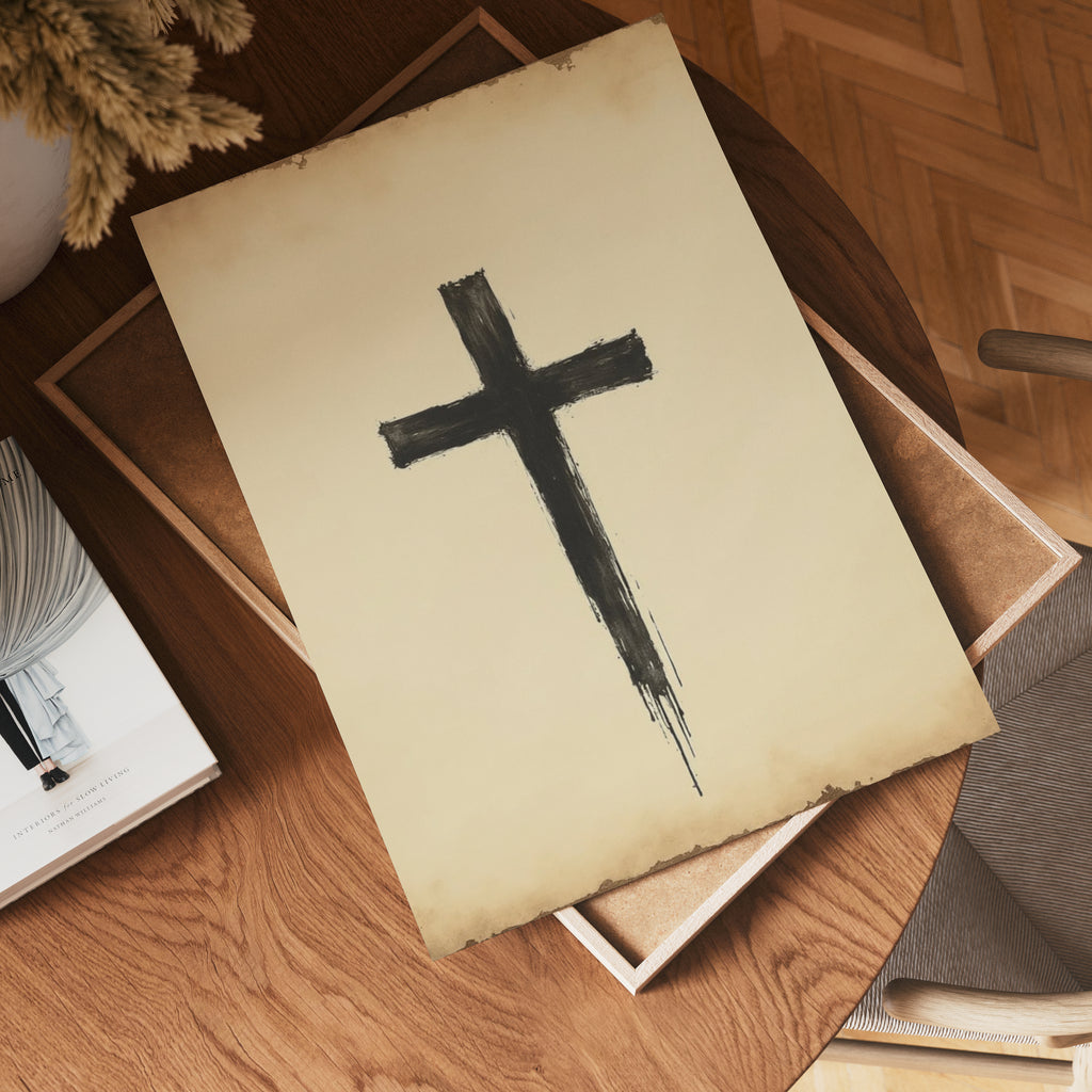 The Silent Amen poster visad rakt fram – Bozetto affisch i hög tryckkvalitet i hög tryckkvalitet