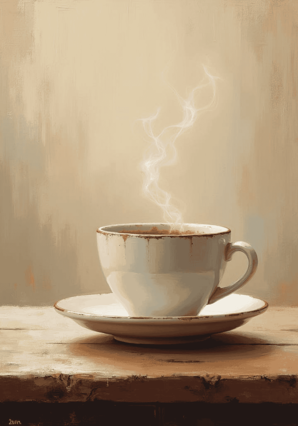 Hot Coffee – affisch med snyggt motiv, köp enkelt hos Bozetto i flera storlekar i hög tryckkvalitet
