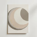Abstract Moon – stilfullt konsttryck från Bozetto, tryckt på matt finpapper i hög tryckkvalitet