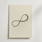 Abstract Infinity – stilfullt konsttryck från Bozetto, tryckt på matt finpapper i hög tryckkvalitet