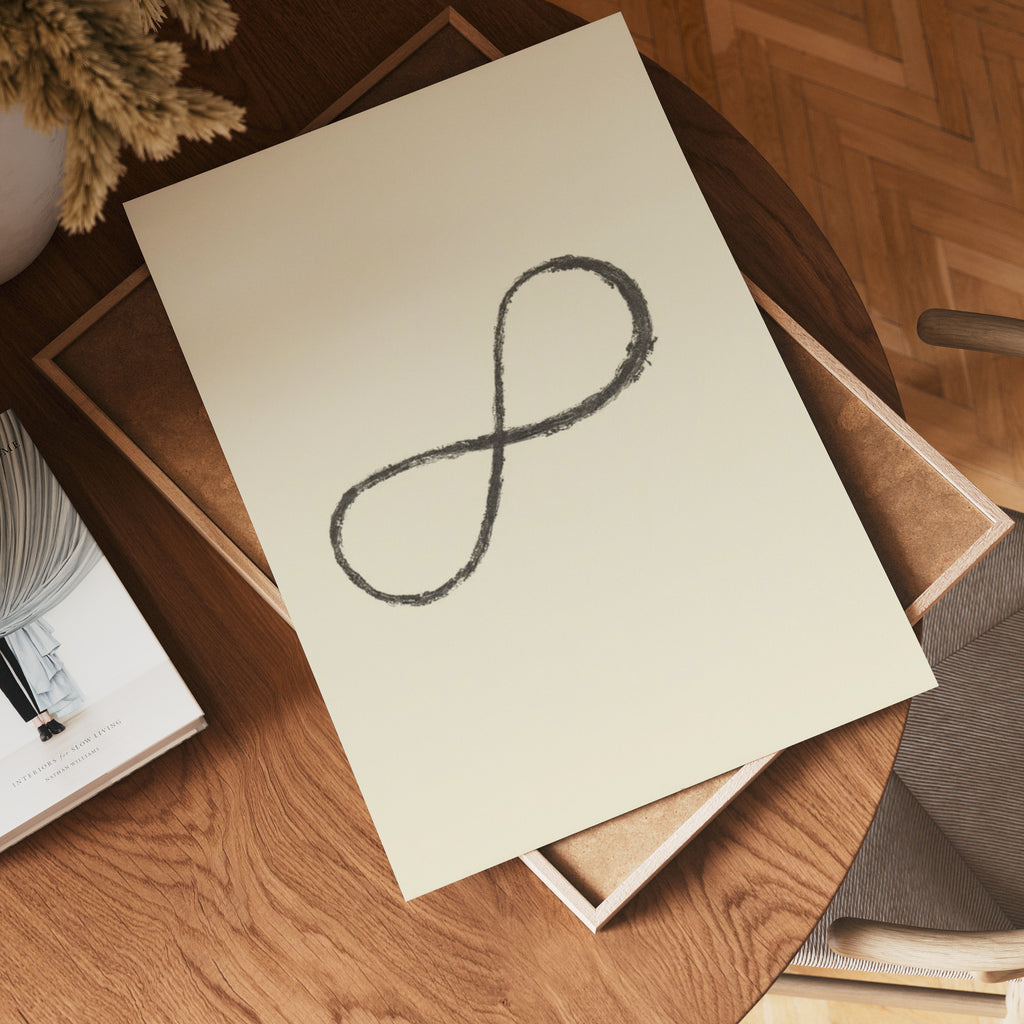 Abstract Infinity – affisch med snyggt motiv, köp enkelt hos Bozetto i flera storlekar