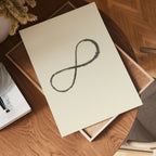 Abstract Infinity – affisch med snyggt motiv, köp enkelt hos Bozetto i flera storlekar