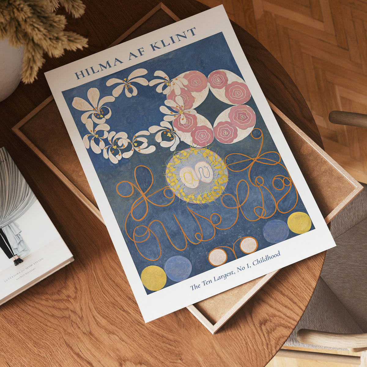 Hilma af Klint The Ten – affisch med stilfullt motiv från Bozetto i hög kvalitet