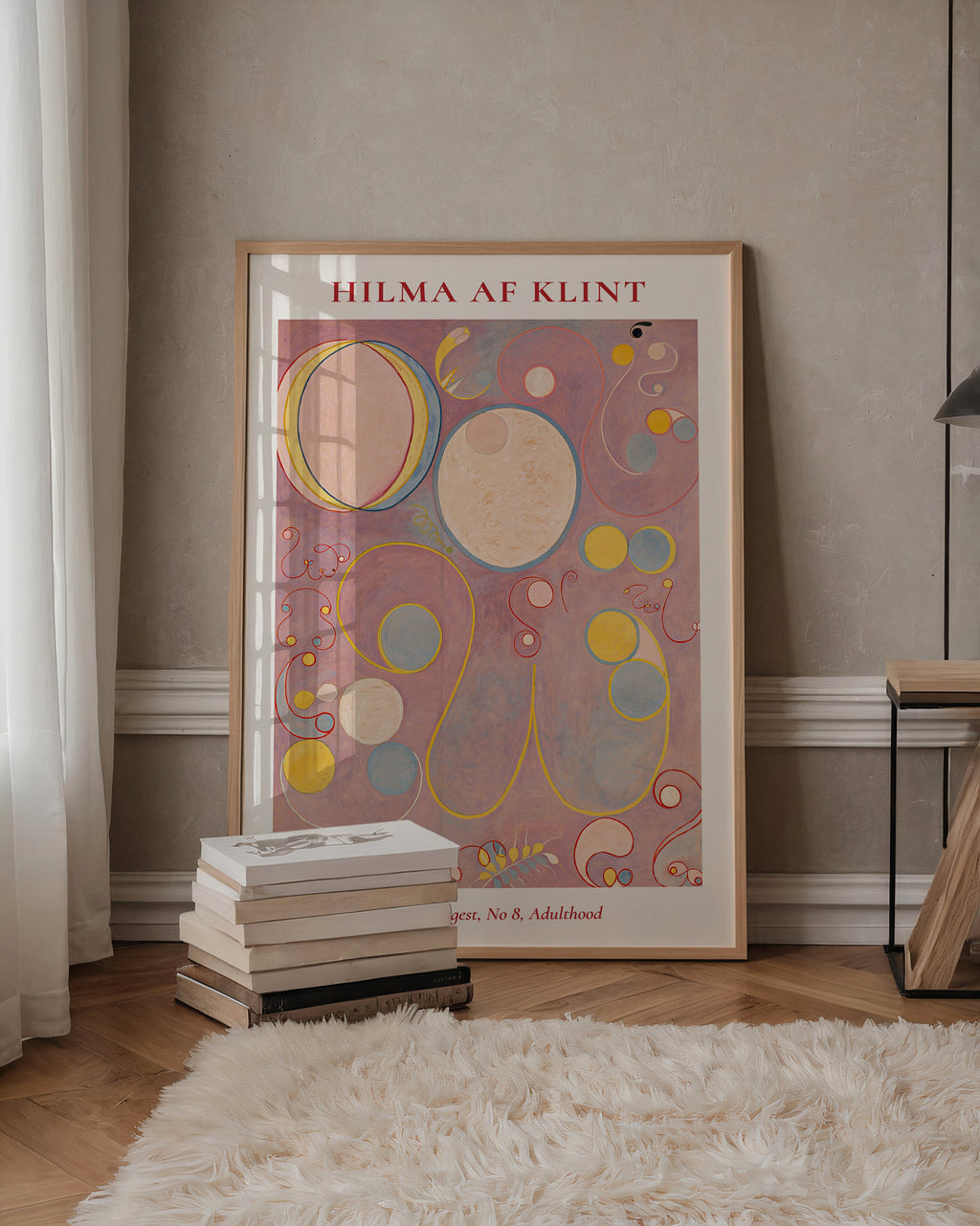 Hilma af Klint The Ten – affisch med stilfullt motiv från Bozetto i hög kvalitet
