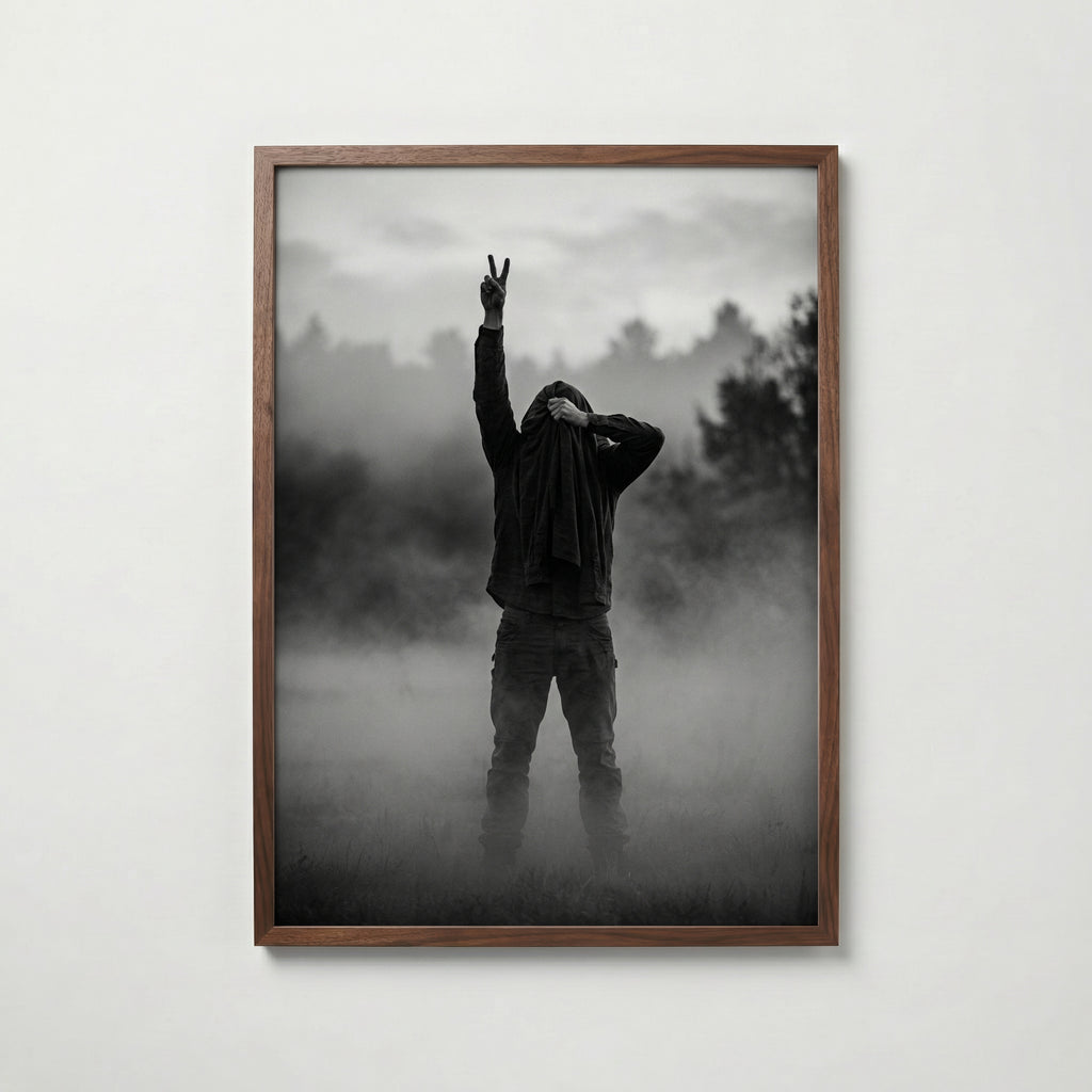 Fog Rebel Poster i vardagsrumsmiljö