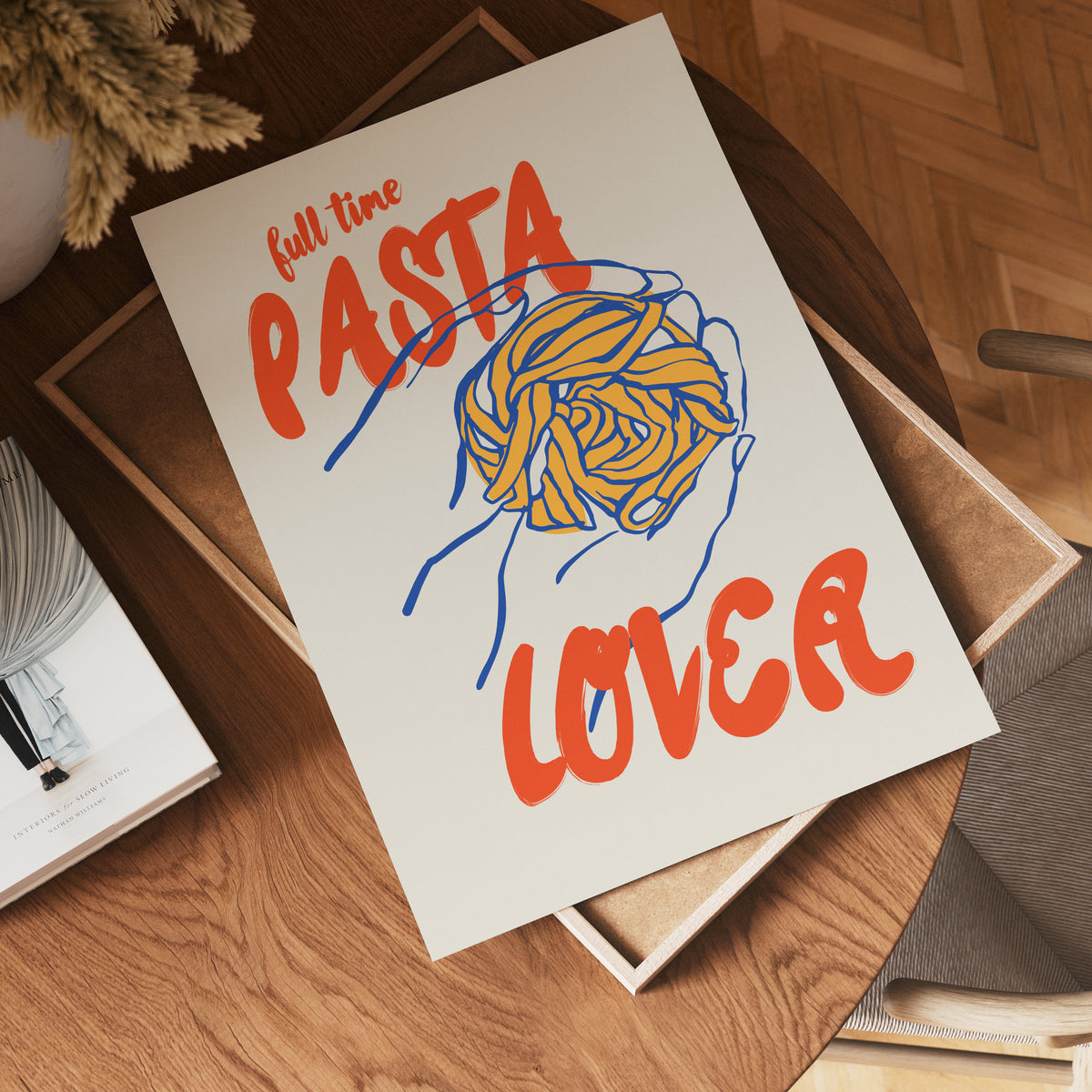 Full With Pasta poster visad rakt fram – Bozetto affisch i hög tryckkvalitet i hög tryckkvalitet
