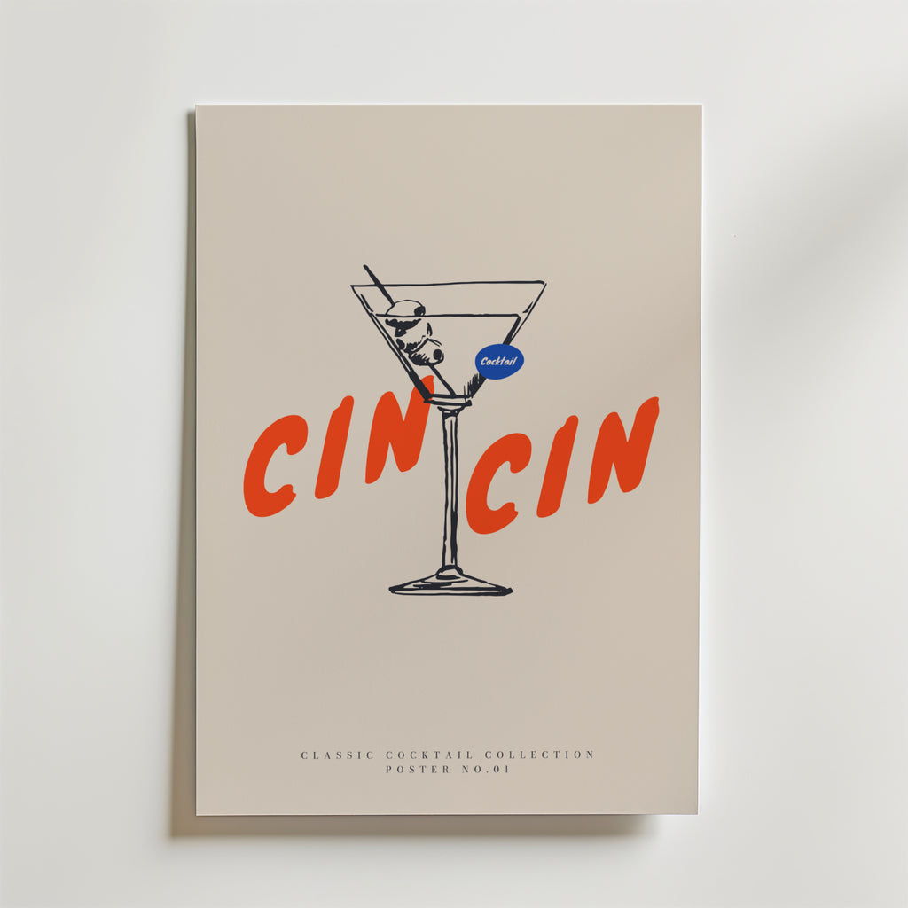Cin CIn Classic Collection – stilfullt konsttryck från Bozetto, tryckt på matt finpapper