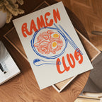 Ramen Club poster visad rakt fram – Bozetto affisch i hög tryckkvalitet i hög tryckkvalitet