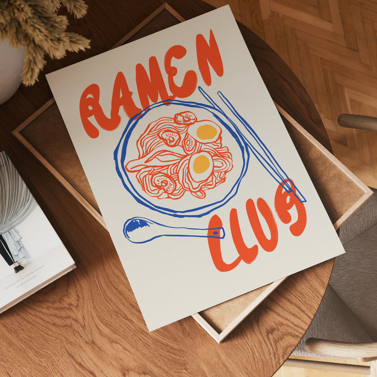 Ramen Club poster visad rakt fram – Bozetto affisch i hög tryckkvalitet i hög tryckkvalitet