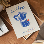 Love At First Coffee Sip – affisch med stilfullt motiv från Bozetto i hög kvalitet