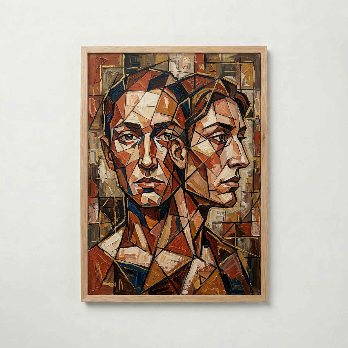 Fractured Duality Poster med ekram