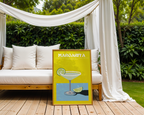 Mockup av Margarita Cocktail affisch på vägg – köp enkelt hos Bozetto i hög kvalitet
