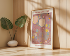 Mockup av Hilma af Klint The Ten affisch på vägg – köp enkelt hos Bozetto i hög kvalitet