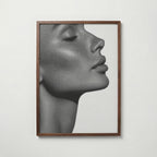 Soft Freckled Profile Poster – valnötsram