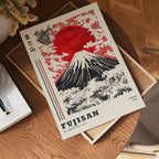 Fujisan Tokyo poster visad rakt fram – Bozetto affisch i hög tryckkvalitet i hög tryckkvalitet