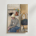 Carl Larsson Girl with ice – stilfullt konsttryck från Bozetto, tryckt på matt finpapper
